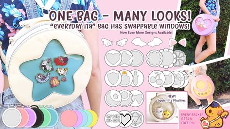 Ita Bag, Drawing Bag, Bag Insert, Bag Display, Colors Purple, Kid Core, Purple Lavender, I Cool, One Bag