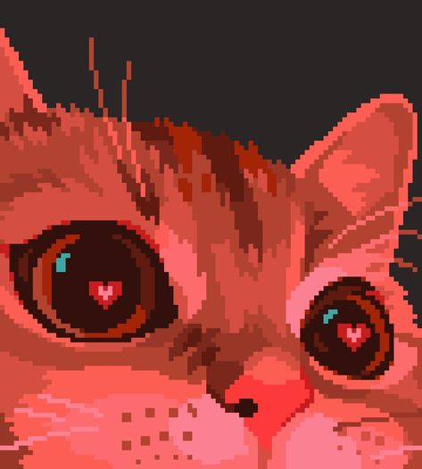 Piskel Art, Arte 8 Bits, 8bit Art, Pix Art, Cat Meme, Japon Illustration, Pixel Art Design, Dessin Adorable, Cat Drawing