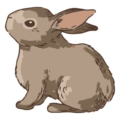 Rabbit side animal illustration PNG Design Rabbit Vector Illustration, Coelho Png, Gradient Image, Advertisement Illustration, Rabbit Png, Rabbit Vector, Rabbit Illustration, Thumbnail Design, Sticker Ideas