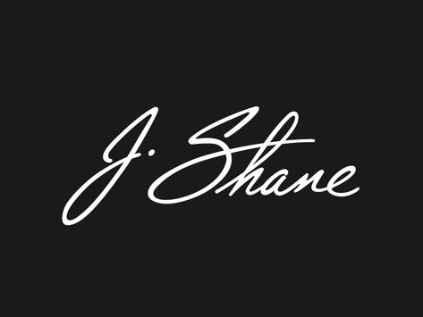 J Shane Signature Logo by Jeff Jenkins on Dribbble J Signature, Best Signature, Cool Signatures, Signature Logo Design, Photography Watermark, Logo Design Ideas, Name Tattoo Designs, Signature Fonts, Name Tattoo