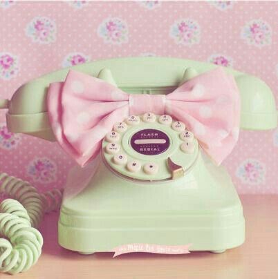 Telephone Vintage, Pastel Vintage, Green Pastel, Style Shabby Chic, Vintage Phones, Vintage Telephone, Old Phone, Photo Vintage, Everything Pink