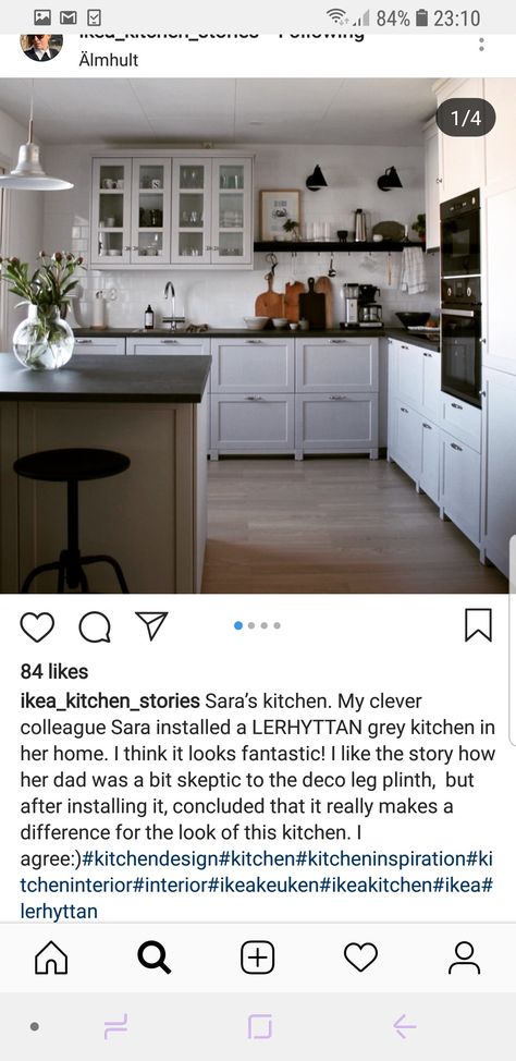 Ikea Lerythan, Ikea Lerhyttan Kitchen Grey, Lerhyttan Kitchen Ikea Grey, Ikea Lerhyttan Kitchen, Lerhyttan Kitchen Ikea, Ikea Lerhyttan, Beech Kitchen, Light Grey Kitchens, Interior Renovation