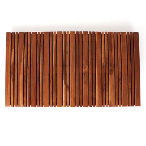 Eleutherius Teak Shower Mat Wooden Shower Mat, Wood Shower Mat, Wood Bath Mats, Teak Shower Mat, Teak Bathmat, Teak Bath, Shower Mats, Stylish Doors, Wood Bath