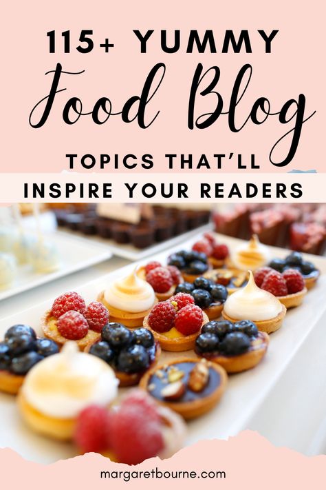 Want to delight the readers of your food blog? Inspire them to cook or bake something delicious? Get inspired yourself with 115+ food blog post ideas - from a content creator who once worked in marketing, promoting the topic food brands and food associations in US and Canada. Check out these food blog topics and start publishing posts that will grow your food blog. Food Blog Inspiration, Trending Food, Witchy Kitchen, Bake Something, Food Blogging, Blog Post Ideas, Food Content, Healthy Food Blogs, Blog Ideas