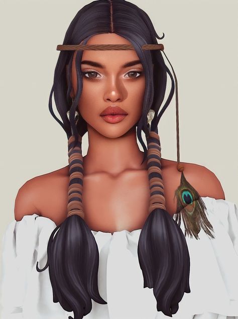 Dakotah sim overview + CC list /cc folder | Ladybugtrait Sims4 Maxis Match Black Hair, Sims 4 Cc Sims Characters, Sims 4 Native American Cc Hair, Base Sims Sims 4, Native Sims 4 Cc, Indigenous Sims 4 Cc, Sims 4 Cc Dreads Female, Native American Cc Sims 4, Chestnut Ridge Sims 4