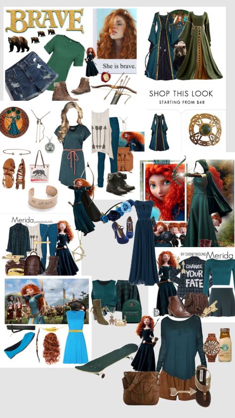 Merida Inspired Outfits, Merida Brave Costume, Merida Outfit, Brave Costume, Merida Costume, Disney Princess Inspired Outfits, Brave Merida, Princess Inspired Outfits, Princess Outfit