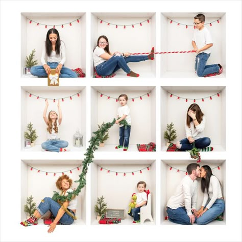 Holiday session, family photography session Christmas Marathon, Box Photoshoot, Xmas Photoshoot, Family Photography Ideas, Image Collage, Box Photo, Holiday Box, Holiday Photography, Arizona Photographer