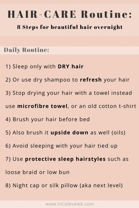 It's called beauty sleep for a reason. Use this overnight hair-care routine for perfect hair while you sleep. Tips for healthy and beautiful hair overnight. Overnight Hair, Hair Overnight, Natural Hair Care Routine, Sleep Hairstyles, Healthy Hair Routine, Using Dry Shampoo, Overnight Hairstyles, Hair Growing Tips, Sleep Tips