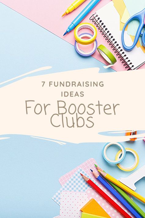 A booster club allows your group to raise funds for your school with all the benefits of making charitable donations for donors. Let's take a look at some ways your booster club can raise funds as you prepare to head back to school Booster Club, Fundraiser Ideas, Fundraising Ideas, Raising Money, School Fundraisers, Raise Funds, How To Raise Money, Cool Bands, Back To School