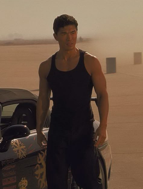 Kevin 'Survivor' Soong (Rick Yune as Johnny Tran in the 2001 movie 'The Fast And The Furious') Johnny Tran, Rick Yune, Fast N Furious, How To Tan Faster, Fast And Furious Actors, The Fast And The Furious, Tokyo Drift, Fast And The Furious, Hot Asian Men