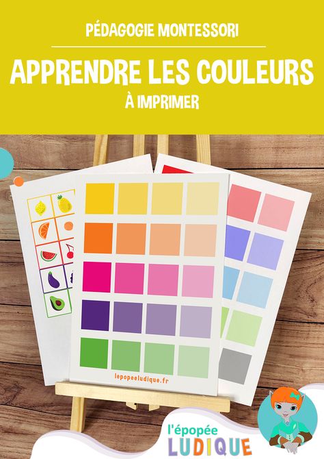 apprendre les couleurs montessori French Phrases, Petite Section, Montessori, Art