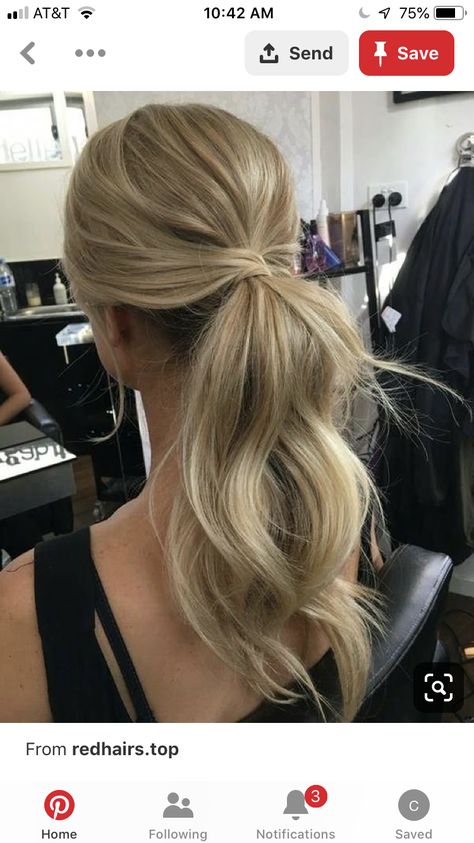 Messy Ponytail Hairstyles, Wedding Ponytail Hairstyles, Wedding Ponytail, Cute Ponytail Hairstyles, Easy Updos For Long Hair, Pony Hairstyles, Guest Hair, Wedding Guest Hairstyles, Hair Ponytail Styles