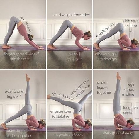 Chin Stand Yoga, Chin Stand, Beginner Poses, Yoga Poses Advanced, Yoga Tutorial, Yoga Posen, Yoga Moves, Outfit Yoga, Cool Yoga Poses