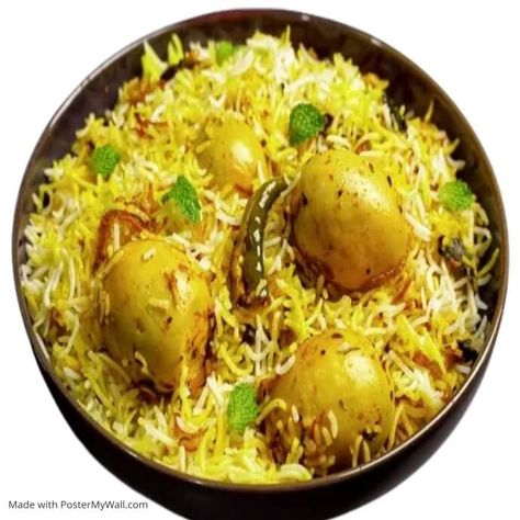 Egg Biriyani Anda Biryani Recipe, Egg Biryani Recipe Indian, Egg Biryani Recipe, Easy Biryani Recipe, Dum Biryani Recipe, Egg Biryani, Garam Masala Spice, Egg Masala, Indian Meals