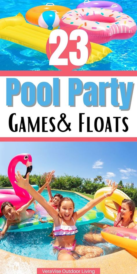 Pool parties are simply the best for kids and the kids at heart. If you’re looking for more inspiration to keep the party going you’ve come to the right place. Here are some awesome pool party games & floats, plus other ideas to make your pool parties a blast for everyone. Pool Party Food Ideas, Ice Cream Pool Party, Pool Party Floats, Pool Party Snacks, Pool Party Drinks, Cheap Beach Vacations, Pool Party Ideas, Swimming Pool Games, Pool Party Food