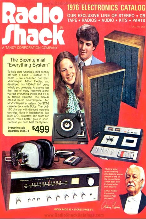 Vintage Catalog, Speaker Systems, Radio Shack, Old Advertisements, Old Radios, Deco Retro, Retro Advertising, Retro Ads, Hi-fi