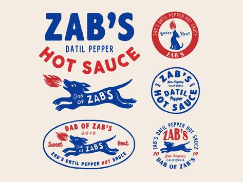 Ideas For Logos, Brand Exploration, Illustration Design Graphique, Hot Sauces, Bold Logo, Vintage Logo Design, Vintage Graphic Design, Vintage Typography, Badge Design