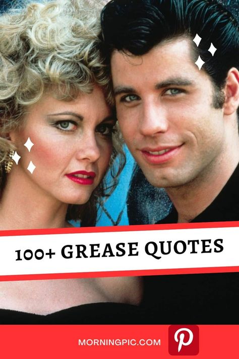 Grease The Movie, Grease Halloween Decorations, 50s Quotes, Grease Party Ideas, Grease Movie Outfits, Grease Tattoo Ideas, Grease Movie Party Ideas, Quotes From Grease The Movie, Rockabilly Quotes