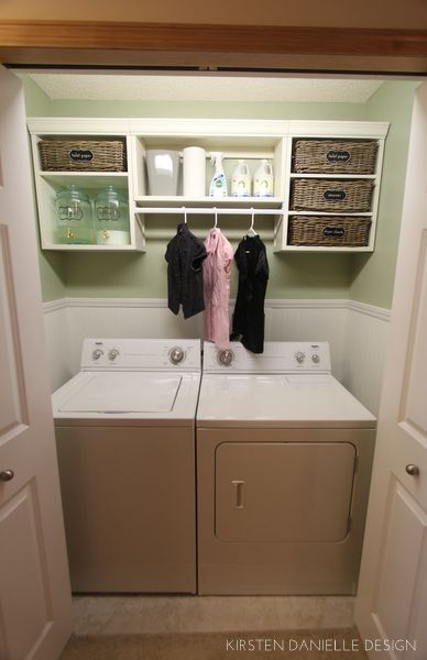 Laundry Closet Makeover, Laundry Closet, Closet Makeover, Laundry Room Storage, Laundry Room Makeover, Laundry Room Organization, Home Upgrades, Easy Home Decor, Diy Home Improvement