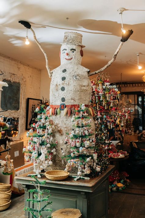 At John Derian, Christmas Started in September - The New York Times Vintage Christmas Crafts, Thriller Novels, First Day Of Fall, John Derian, Types Of Gifts, Christmas Time Is Here, Sleigh Bell, Christmas Display, Fall Diy