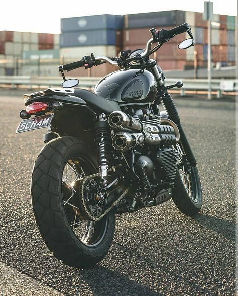 Triumph Street Scrambler 900 Custom, Triumph Street Scrambler 900, Triumph Scrambler 900 Custom, Triumph Scrambler 900, Travel Motorcycle, Triumph Street Scrambler, Motorbike Art, Street Scrambler, Scrambler Custom