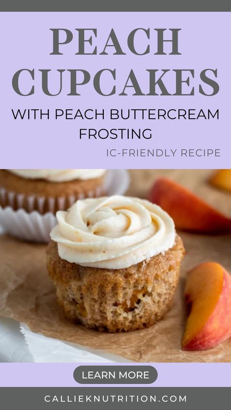 In this article, we will be discussing a delicious and IC-friendly recipe for peach cupcakes with peach buttercream frosting. This recipe is perfect for those with interstitial cystitis or a similar urinary condition that causes sensitivities to certain foods and drinks. With this recipe, you can enjoy the summery taste of peaches without having to worry about triggering your IC symptoms. Peach Buttercream Frosting, Peach Buttercream, Ic Diet, Peach Cupcakes, Ic Recipes, Peach Puree, Foods And Drinks, Cupcake Tins, Cream Frosting