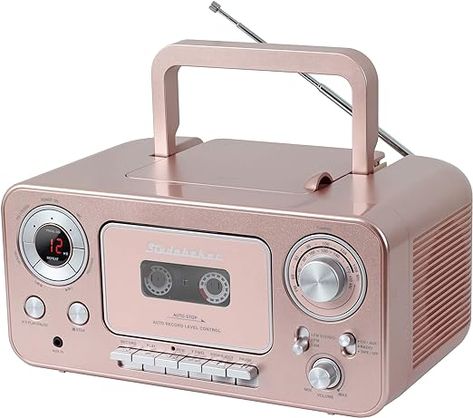 Pink Cd, Portable Cd Player, Radio Cd Player, Retro Gadgets, Cassette Recorder, Cassette Player, Stereo Speakers, Cd Player, Fm Radio