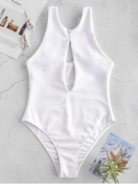 Cute One Piece Bathing Suits, Swimsuit Cute, Swimsuit White, Bath Dress, High Leg Swimsuit, Cute One Piece, One Piece Bathing Suits, Bodysuit Tops, Bandeau Swimsuit