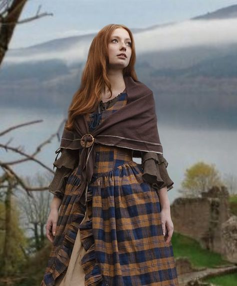 Folk costumes of Europe (women's edition) - Album on Imgur 3 People Costumes, Celtic Clothing, Medieval Clothing, Medieval Dress, Fantasy Costumes, Medieval Fashion, Folk Costume, Fantasy Clothing, Fantasy Fashion