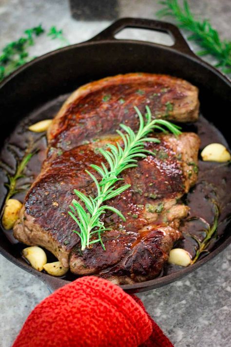 Pan Seared Top Sirloin Steak - Mediterranean Latin Love Affair Sirloin Cast Iron Skillet, Bone In Sirloin Steak Recipes, Petite Sirloin Steak Recipes Oven, Cast Iron Sirloin Steak, Oven Sirloin Steak, Flat Iron Steak Recipes Oven, Sirloin Steak In The Oven, Steak In Cast Iron Skillet, Sirloin Steak Recipes Oven