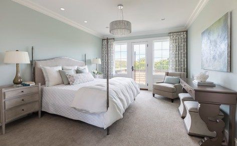 Paint Color Spotlight: Healing Aloe from Benjamin Moore Hamptons Interior Design, Healing Aloe, Hamptons Interior, Beach Style Bedroom, Guest Bedroom Remodel, Kids Bedroom Remodel, Benjamin Moore Gray, Alexander Home, Hale Navy