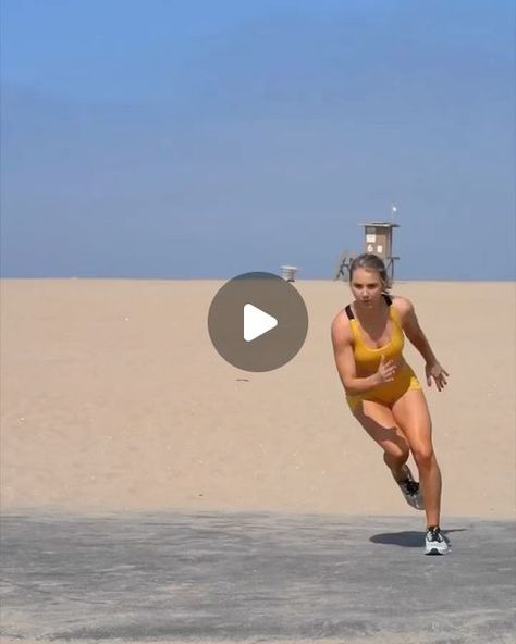 Running | Runners | Run on Instagram: "💪You can check how to get your photos/videos promoted in our page, use the link in our bio: @TrainingFervor  HIIT on the beach ☀️💪 • This routine was 25 seconds of each for 5 rounds total 🔥  📽 @tuneintofitness" Running Video, Yoga Workout Routine, Photo Yoga, Hiit Workout Videos, Monday Workout, Running Photos, Hiit Workout At Home, Gymnastics Videos, Core Work