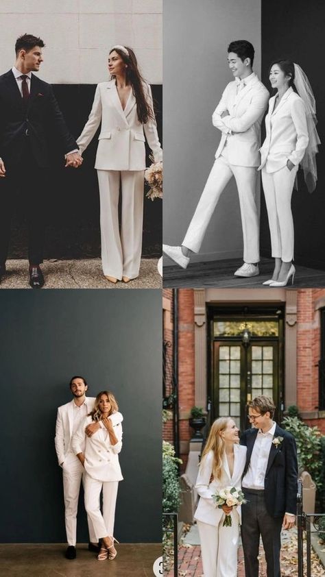 Courthouse Wedding Photos, Pre Wedding Photoshoot Outfit, Wedding Photo Studio, Pre Wedding Photoshoot Outdoor, Civil Wedding Dresses, Wedding Picture Poses, Wedding Court, Stunning Wedding Dresses, Wedding Photos Poses