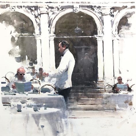 Joseph Zbukvic on Instagram: “Plein air is best teacher, do it! #escodabrushes #danielsmithwatercolors #baohongpaper #houseofhoffman #zwatercolour #nevergiveup…” Thomas W Schaller, Thomas Schaller, Joseph Zbukvic, Painting Subjects, 수채화 그림, Watercolor Artists, Watercolor Inspiration, Watercolor Portraits, Watercolor Artist