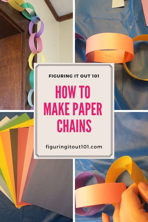 Crafts To Do With Kids, Parent Board, Learning Crafts, Paper Chain, Crafts With Kids, Paper Chains, Children Activities, Fun Crafts To Do, Kid Projects