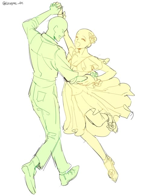 Dancing Poses Drawing, Dancing Sketch, Couple Reference Poses, Couple Reference, Pose Base, イラスト 構図 フリー, Dancing Art, Base Anime, Dancing Drawings