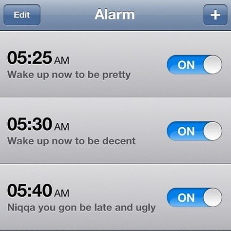 Alarm Names, It Goes On, E Card, I Smile, Stay Fit, Bones Funny, True Stories, Make Me Smile, I Laughed