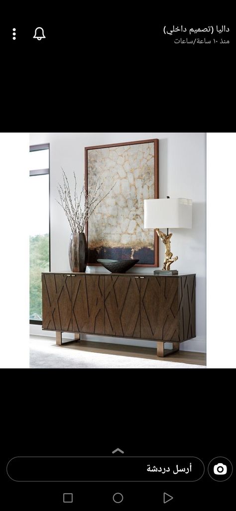 Dining Room Credenza, Sideboard Ideas, Sideboard Decor, Side Boards, Luxury Dining Room, Side Board, Buffet Cabinet, Home Entrance Decor, Luxury Dining