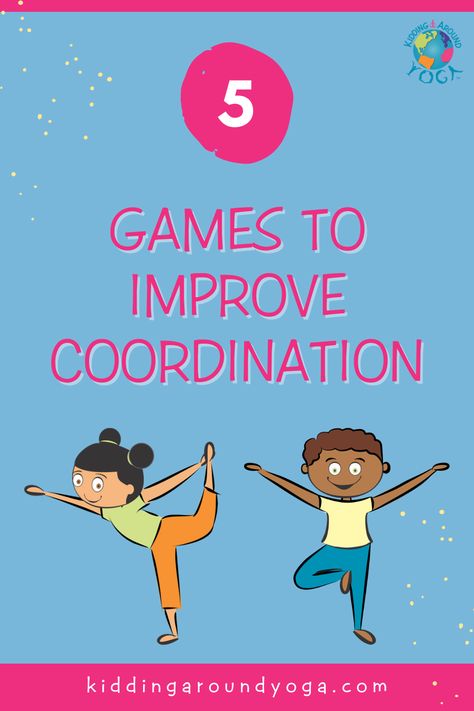 Coordination Games For Kids, Yoga Games For Adults, Gym Activities For Kids, Yoga Birthday Party, Balance Games, Kids Yoga Games, Coordination Exercises, Gym Games For Kids, Kid Yoga