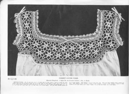 Crochet Lingerie Pattern, Yoke Pattern, Antique Crochet, Crochet Lingerie, Antique Pattern, Lingerie Patterns, Crochet Yoke, Crochet Cushion Cover, Online Book