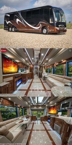 Rv Interior Design Luxury Rv, Rv Bus Luxury Rv, Rv Bus Interior, Luxury Motorhomes Interiors, Luxury Rv Living Motorhome, Big Rv Luxury Rv, Luxury Bus Interior, Luxury Rv Interior, Motor Home Interior