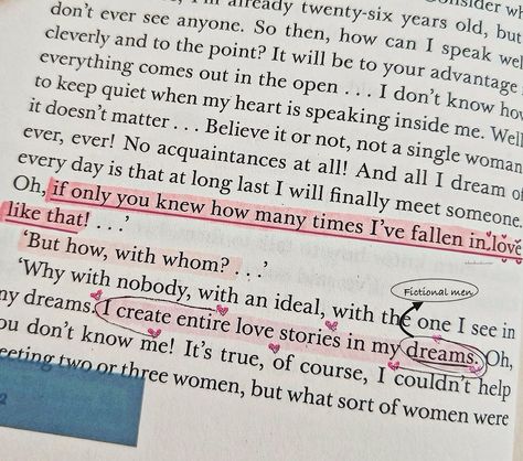 My inner monologue 🎀💫 📖: White Nights 💫 #bookannotations #annotations #annotatedbooks #whitenights #fyodordostoyevsky #doestoevsky #fictional #romancerader #bookrecommendations White Nights Annotations, Inner Monologue, White Nights, Book Annotations, Night Book, Fyodor Dostoyevsky, Book Annotation, Meeting Someone, Single Women