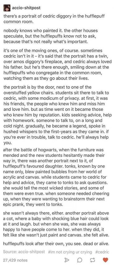 I just got chills everywhere... and now I’m crying too Hufflepuff Headcanons, Hufflepuff Pride, Yer A Wizard Harry, Harry Potter Headcannons, Harry Potter Jokes, Harry Potter Marauders, Harry Potter Love, Harry Potter Obsession, Mischief Managed