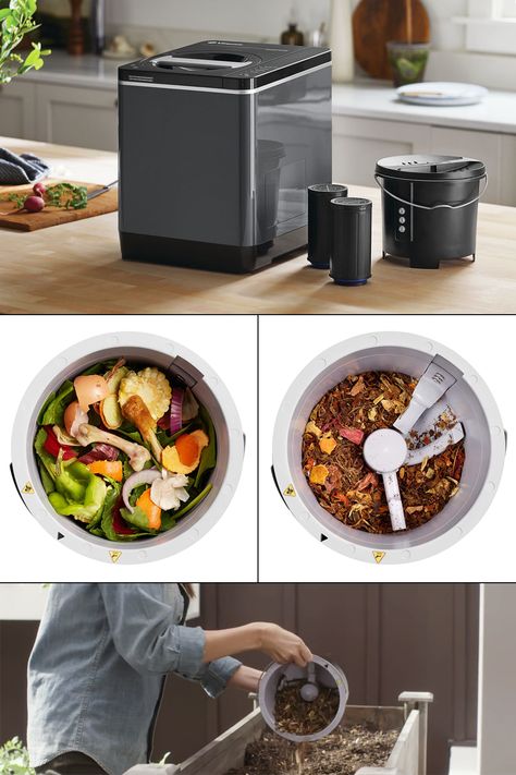 Compact Kitchen Appliances, Compact Appliances, Food Scraps, Compact Kitchen, Kitchen Small Appliances, Kitchen Appliance, Cute Kitchen, Coffee Machines, Small Kitchen Appliances