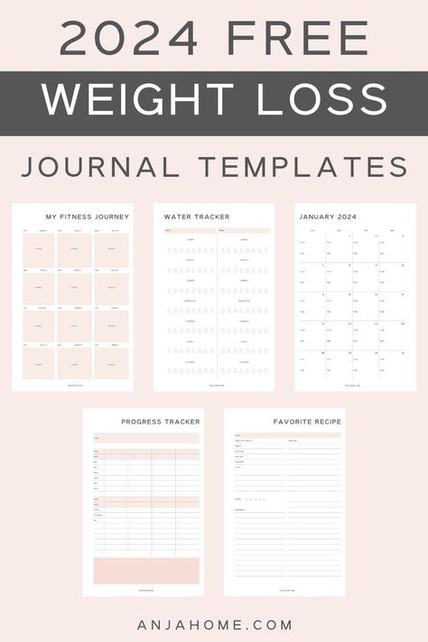 Aesthetic Free Weigh Loss Bullet Journal Temp Bullet Journal Templates, Fitness Journal Printable, Weekly Fitness Planner, Fitness Planner Free, Weekly Planner Free Printable, Student Planner Printable, Weekly Planner Free, Goals Template, Planner Writing