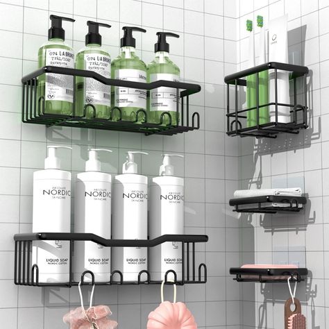 Specific Uses For Product	Showers
Material	Stainless Steel
Special Feature	Durable,Large
Color	Black
Brand	EUDELE
Finish Type	Stainless Steel
Product Dimensions	12.72"D x 5.5"W x 4.13"H
Shape	Rectangular
Capacity	18.14 Kilograms
Unit Count	1.0 Count Bathroom Shower Shelf, Perfect Organization, Shower Caddies, Dorm Bathroom, Organizer For Bathroom, Shower Organizer, Shower Rack, Shower Shelf, Tool Room