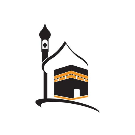 kaaba vector icon. the mecca of worship for Muslims, logo design Islamic Backgrounds, Islamic Logo, The Kaaba, Ka Bah, Highlight Ig, Girly Frame, School Icon, Islamic Background, Dont Touch My Phone Wallpaper