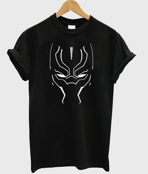 Superhero Tshirt, Panther Shirt, Black Panther Shirt, Black Panther T Shirt, Marvel Fashion, Avengers Outfits, Marvel Clothes, Mask Necklace, Tshirt Design Inspiration