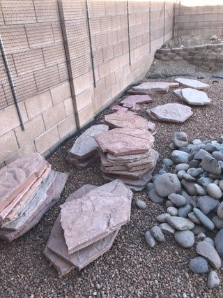 Carpet To Tile Transition, Tile Transition, Flagstone Pathway, Flagstone Pavers, Outdoor Improvements, Flagstone Walkway, Fish Pond Gardens, Mulch Landscaping, Flagstone Patio