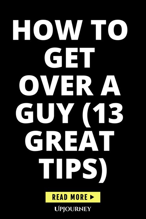 Learn how to get over a guy with these 13 great tips! Breaking up is hard, but these strategies can help you heal your heart and move forward. From focusing on self-care and surrounding yourself with loved ones to setting new goals and staying positive, this comprehensive guide will support you through this challenging time. Remember, it's okay to take things slow and prioritize your well-being as you navigate the healing process. Stay strong, stay hopeful, and know that brighter days are ahead How To Get Over A Guy, How To Get Over Him, Breaking Up With Someone You Love, Get Over Him, Heal Your Heart, Get Over Your Ex, Breaking Up With Someone, Getting Over Him, Brighter Days